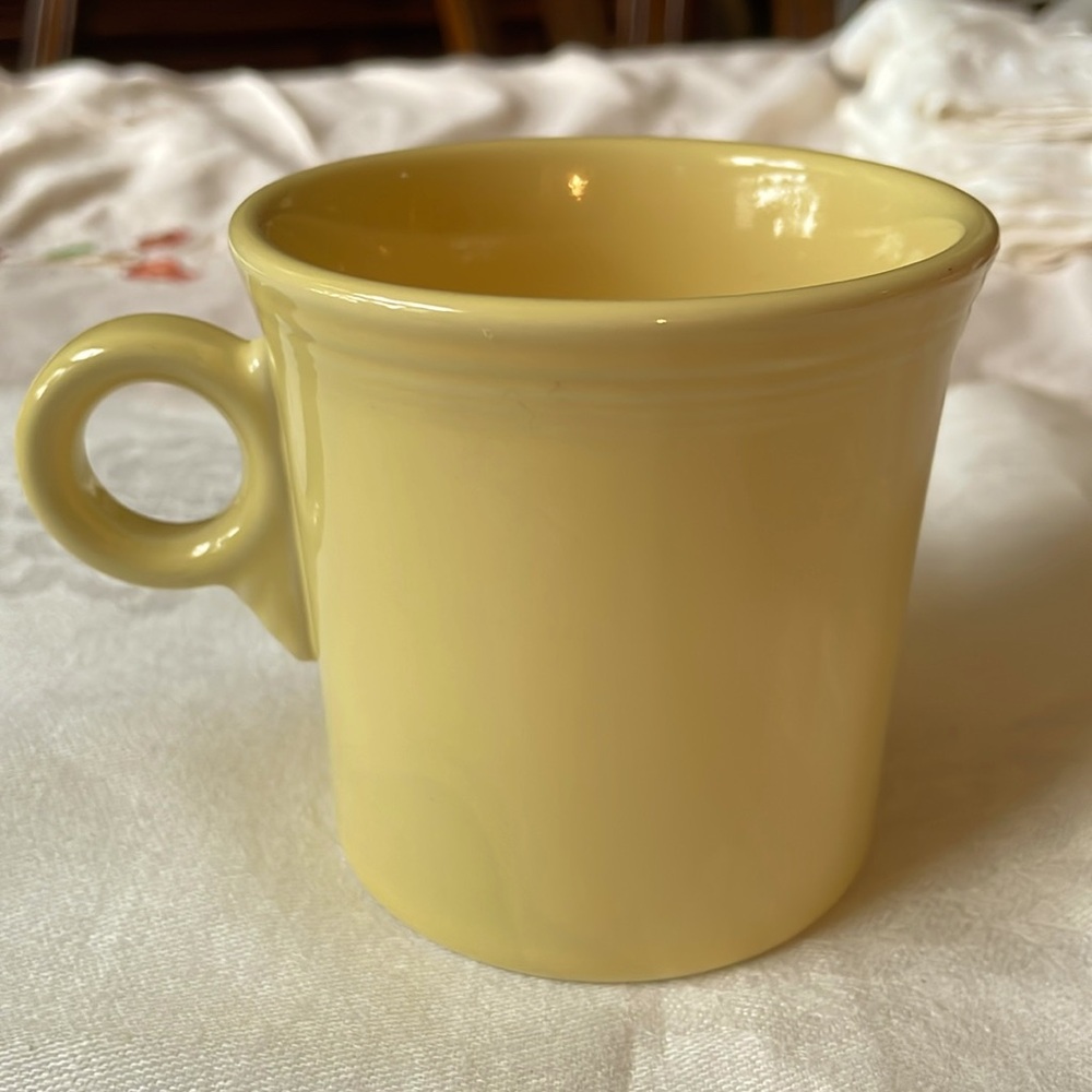 Fiesta ware Mug Cup Yellow Daffodil Fiesta Ware Homer Laughlin